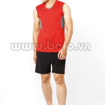 Áo bóng chuyền nam sát nách màu đỏ mã CSN014 giá rẻ hấp dẫn !