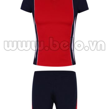 Quần áo bóng chuyền nữ màu đỏ mã MG05