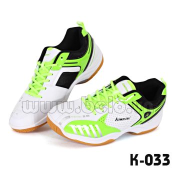 Giày giày bóng chuyền Kawasaki K-033 màu xanh chuối trắng