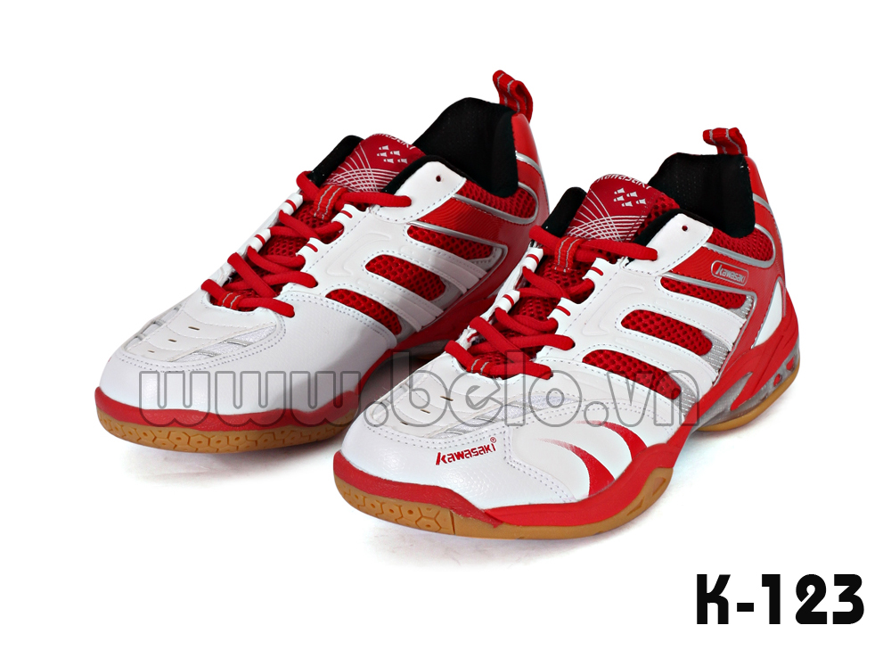 Giày cầu lông Kawasaki K123 đỏ trắng